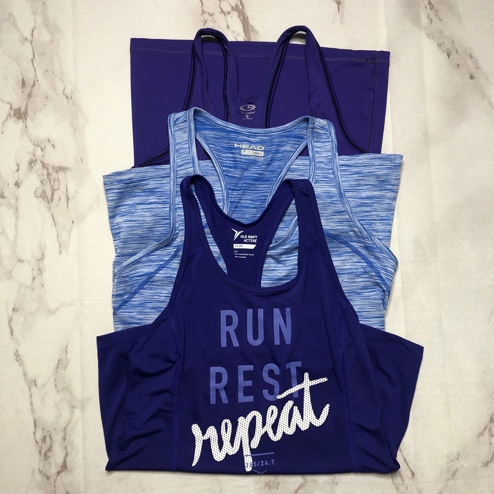 3 Tank Bundle Champion Head Old Navy
